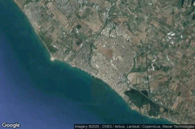 Vue aérienne de Ladispoli