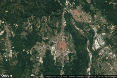Vue aérienne de Gattinara