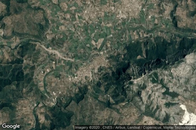 Vue aérienne de Galtelli