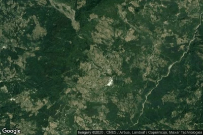 Vue aérienne de Frassinoro