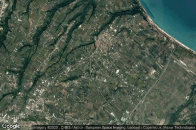 Vue aérienne de Fossacesia