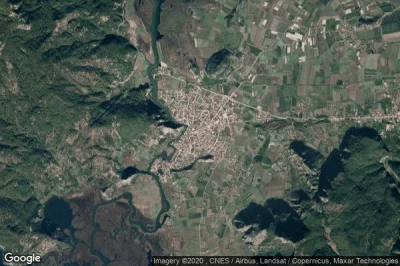Vue aérienne de Dalyan