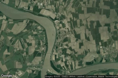 Vue aérienne de Ficarolo