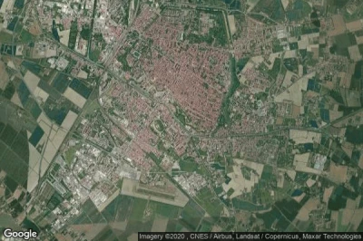 Vue aérienne de Ferrara