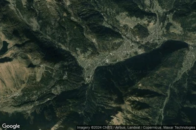 Vue aérienne de Falcade Alto