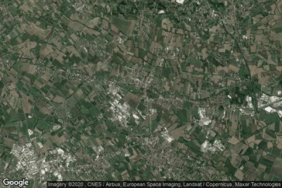 Vue aérienne de Cordignano