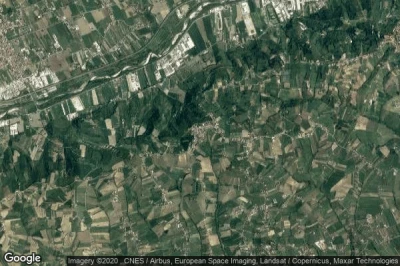 Vue aérienne de Controguerra