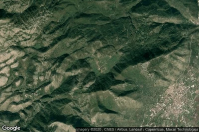 Vue aérienne de Conca Casale