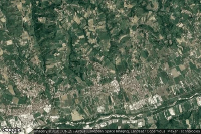 Vue aérienne de Colli del Tronto