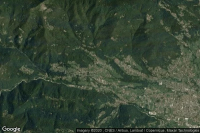 Vue aérienne de Coazze