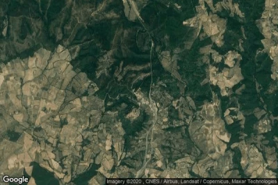 Vue aérienne de Civitella Marittima