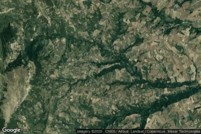 Vue aérienne de Civitella Casanova