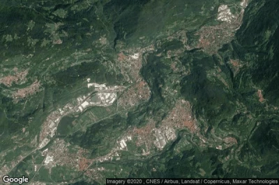 Vue aérienne de Cividate Camuno
