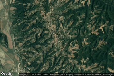 Vue aérienne de Citta della Pieve