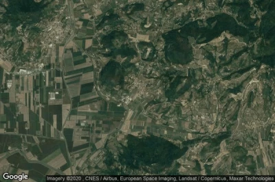 Vue aérienne de Cinto Euganeo