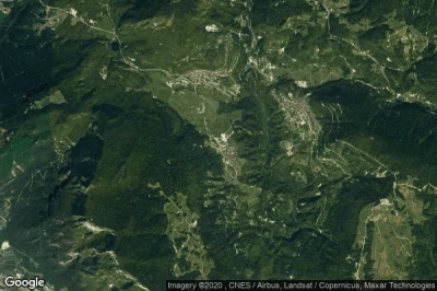 Vue aérienne de Cinte Tesino