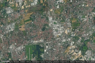 Vue aérienne de Cinisello Balsamo