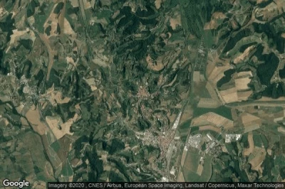 Vue aérienne de Chiusi