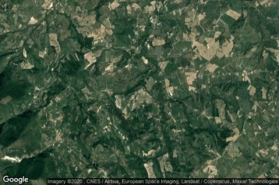 Vue aérienne de Cessapalombo