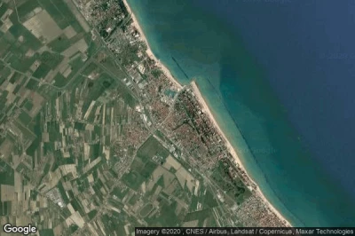 Vue aérienne de Cesenatico