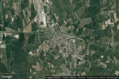 Vue aérienne de Cervignano del Friuli