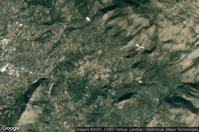 Vue aérienne de Cervaro