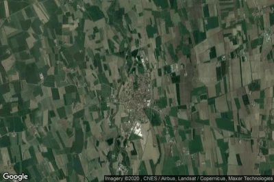 Vue aérienne de Cavallermaggiore
