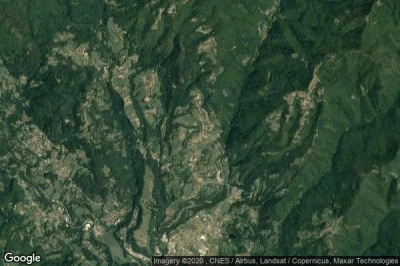 Vue aérienne de Castiglione di Garfagnana