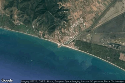 Vue aérienne de Castiglione della Pescaia