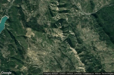 Vue aérienne de Castelmezzano