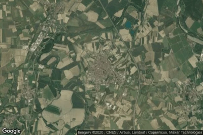 Vue aérienne de Castellazzo Bormida