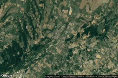 Vue aérienne de CastellArquato