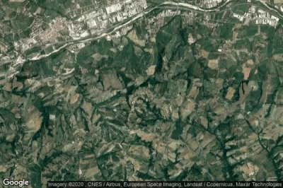 Vue aérienne de Castellalto