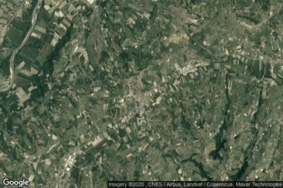 Vue aérienne de Castagnole Lanze