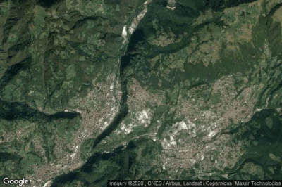 Vue aérienne de Casnigo