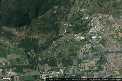 Vue aérienne de Caselette