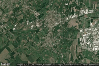 Vue aérienne de Casarsa della Delizia