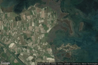 Vue aérienne de Casa Rossa