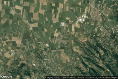 Vue aérienne de Casalnoceto