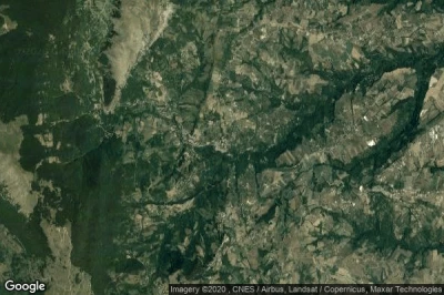 Vue aérienne de Carpineto della Nora