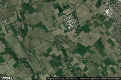 Vue aérienne de Carpiano