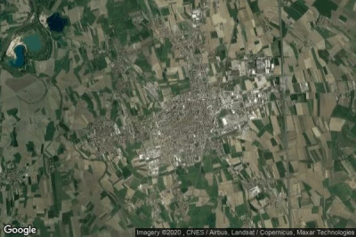 Vue aérienne de Carmagnola