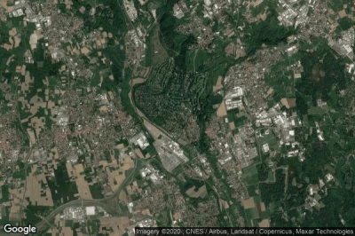 Vue aérienne de Carimate