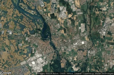 Vue aérienne de Capriate San Gervasio