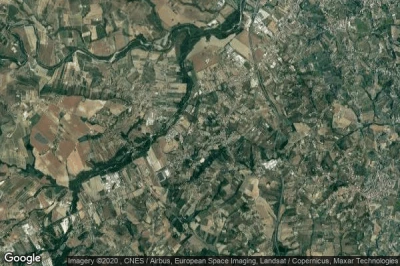 Vue aérienne de Cappelle sul Tavo
