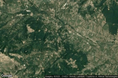 Vue aérienne de Cantalupo nel Sannio