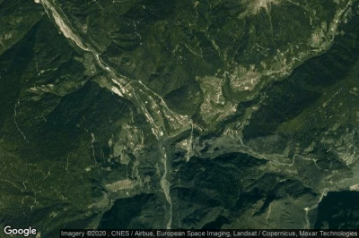 Vue aérienne de Canal San Bovo
