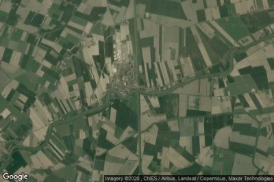 Vue aérienne de Camposanto