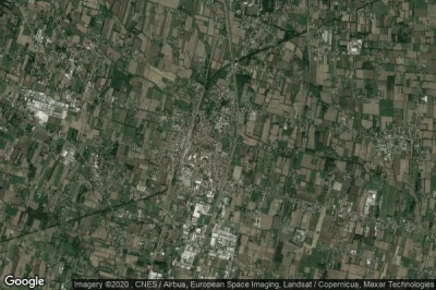 Vue aérienne de Camposampiero