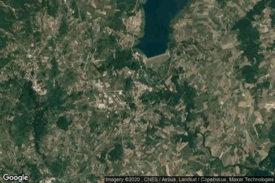 Vue aérienne de Campolattaro